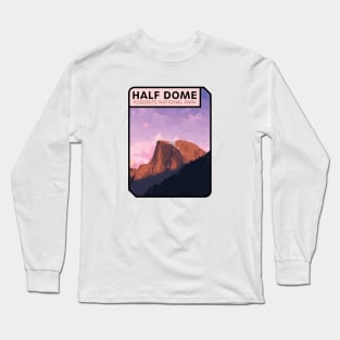 Half Dome - Yosemite National Park Long Sleeve T-Shirt